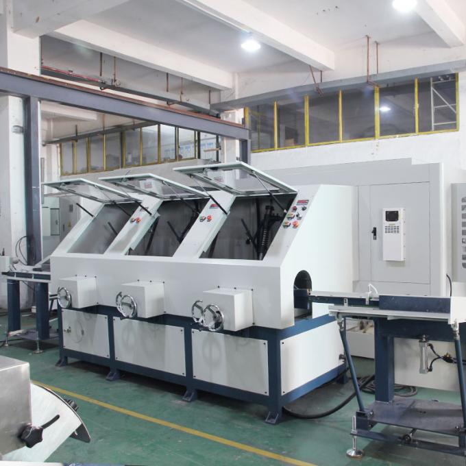 Machine de polissage de tubes en acier inoxydable à 4 têtes carré 6