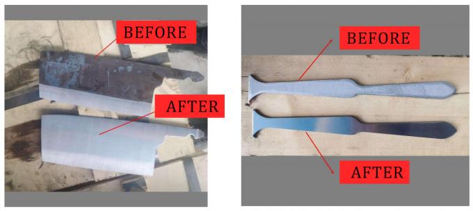 400mmRR Machine de meulage de surface plat humide métallique large ceinture Sander machine de polissage humide finition finition machine pour le métal 6