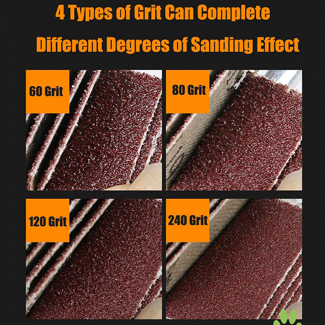 Détecteur de gravier 60/80/120/240 Grains Abrasif d'oxyde d'aluminium Flap Wheel Pour le polissage de broyage 7