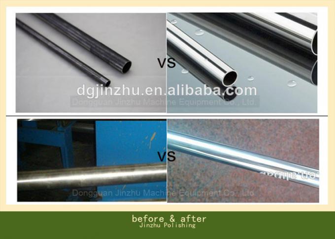 8k miroir ligne de cheveux dessin de fil de finition automatique tuyau métallique / tube carré / machine de polissage ronde pour la finition de surface 5