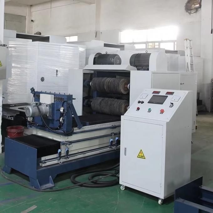 8k miroir ligne de cheveux dessin de fil de finition automatique tuyau métallique / tube carré / machine de polissage ronde pour la finition de surface 8