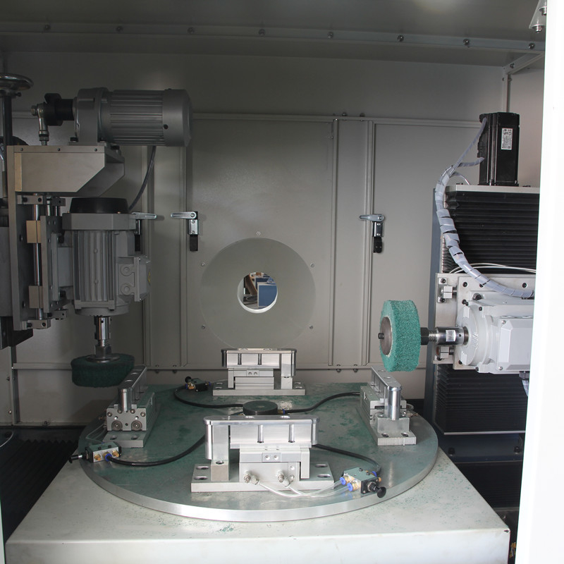 25KW Fermeture de porte en acier inoxydable Plaque latérale guide machine de dessin de fil de fer coulé avec fonction de polissage