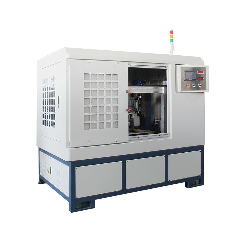 Machine de polissage rotatoire de meulage de 2 têtes pour le métal solides solubles autour du miroir de cylindre de couverture
