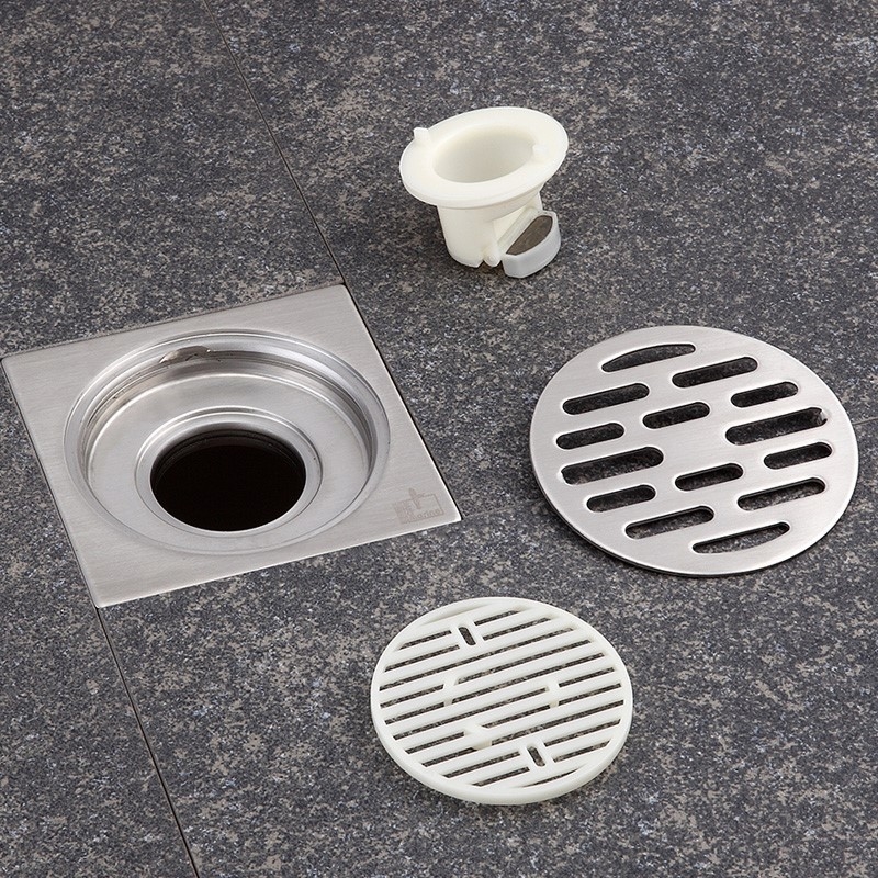 Acier inoxydable de meulage en métal de tête de la machine de polonais de miroir de drain de plancher 8 automatiques