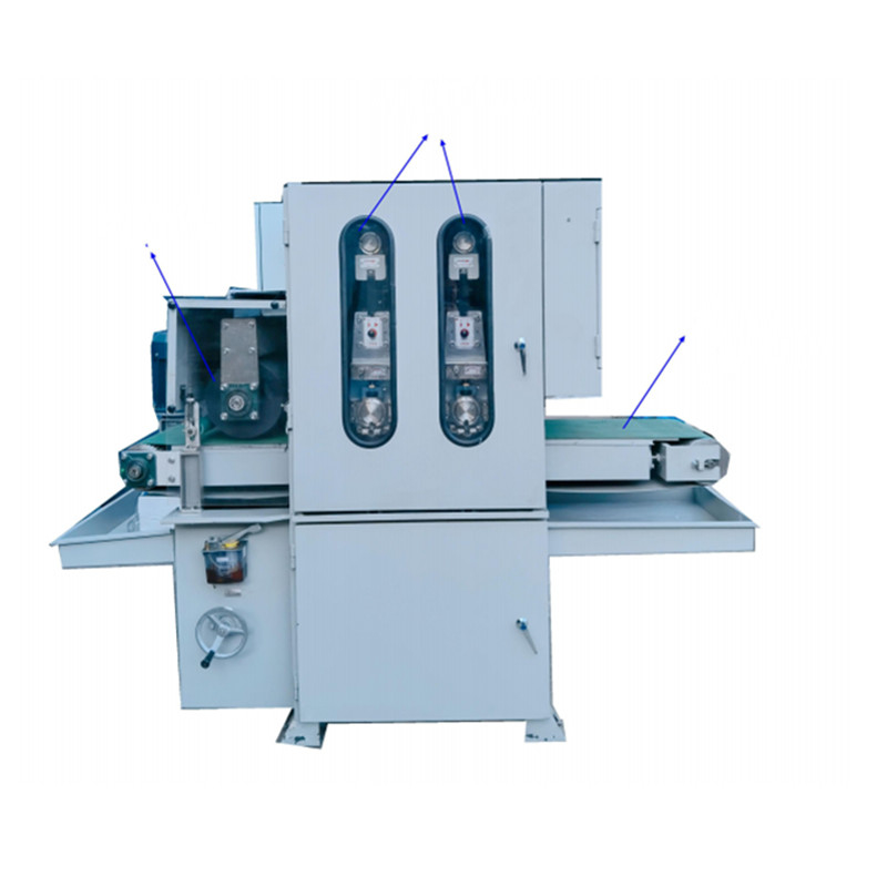 1.5KW Vacuum Motor Power Machine de finition des métaux 60mm Avec 5.5KW puissance du moteur swing
