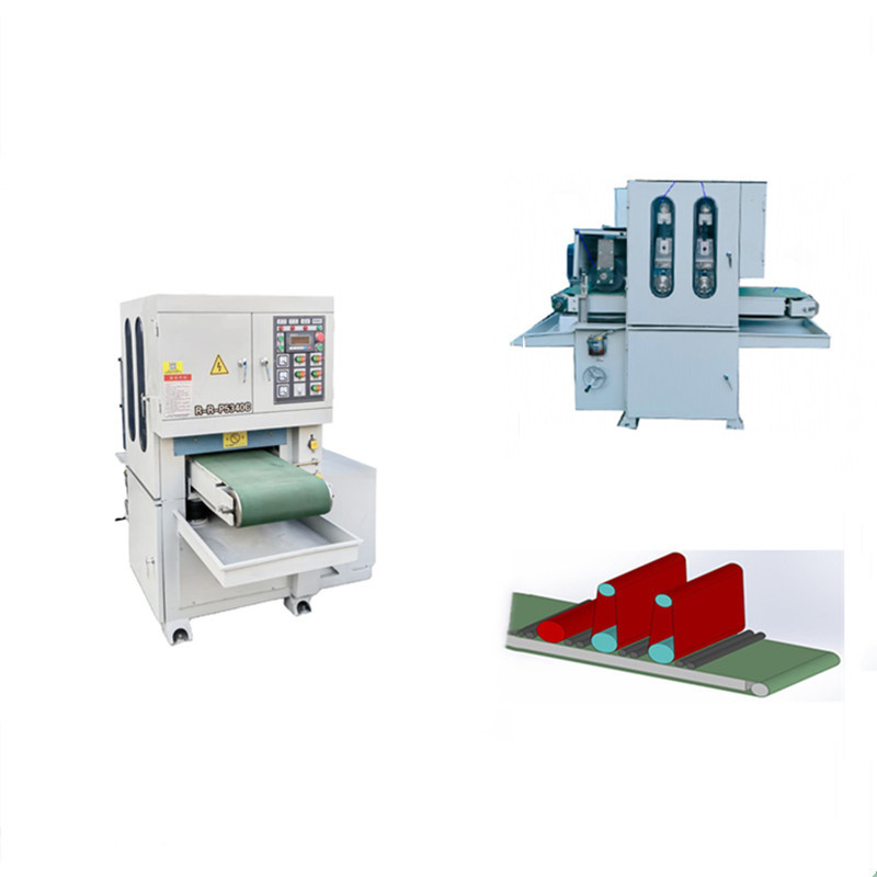 Puissance du moteur rotatif 5,5 kW Machine de ponçage métallique 150 mm 400 mm Largeur de travail maximale