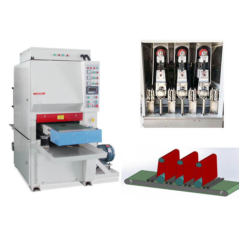 Puissance du moteur rotatif 5,5 kW Machine de ponçage métallique 150 mm 400 mm Largeur de travail maximale