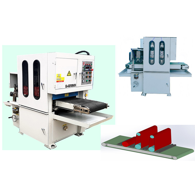 Puissance du moteur rotatif 5,5 kW Machine de ponçage métallique 150 mm 400 mm Largeur de travail maximale