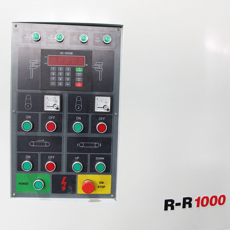 Durable à sec à haute efficacité Rr1000mm Parties métalliques Surface Débroussailleuse de tôle de métal