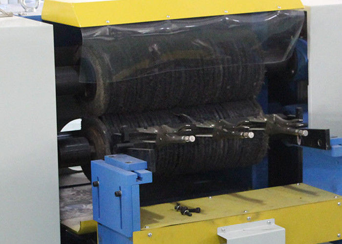 Miroir finissant la machine de polissage de couverts de double axe pour la poignée de cuillère d'acier inoxydable