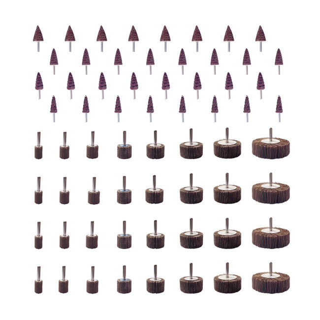 Déchets pour le polissage 60/80/120/240 Grains Roue à clapet abrasif Oxyde d'aluminium Roue à clapet pour le polissage et le meulage