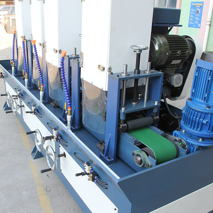 150 mm 2 Conveyeur de meulage type machine à dessiner à l'eau machines à meulage à bande avec machine à poncer à l'eau