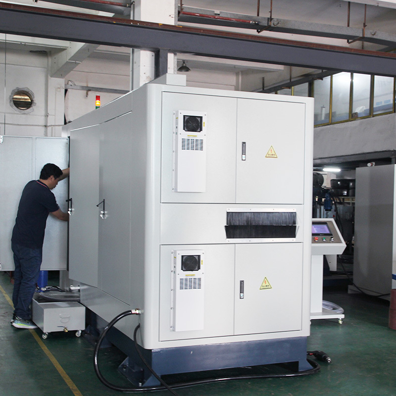 8 Heads Automatic Coil Polishing Machine with 2100r/min Speed 0.55MPa Source Pressure and Double Sided Polishing